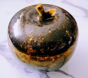 Apple Ornament Jar with Lid