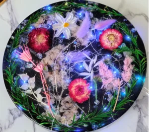 Starlit Garden Resin Tray